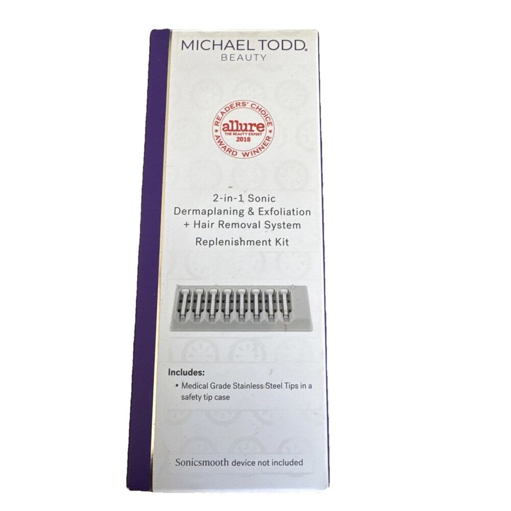 Michael Todd Beauty Sonic Smooth Dermaplaning & Exfoliation and Replacement NEW